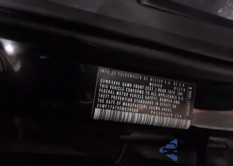 2014 Volkswagen Beetle 1.8T Entry из США, поврежденный, VIN 3VWF17AT9EM638645